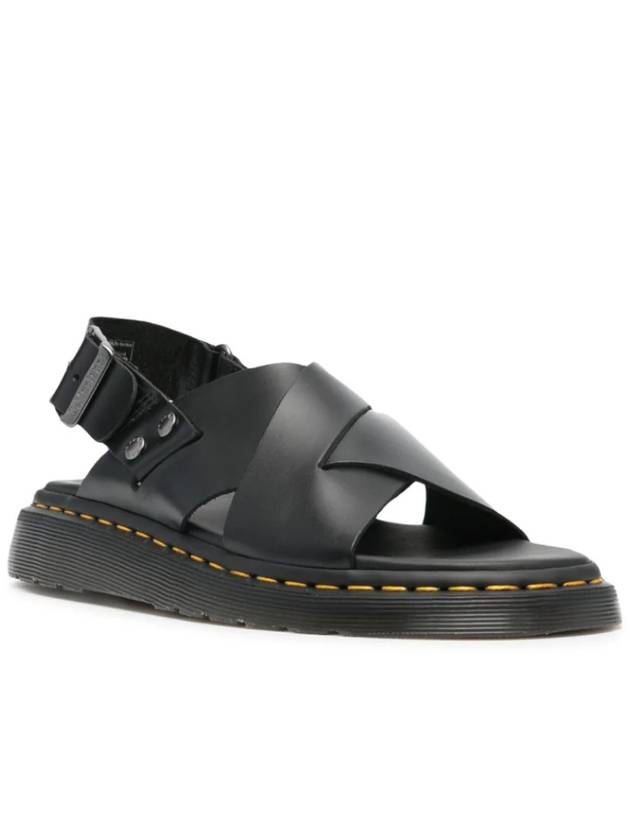 Zane Brando Leather Sandals Black - DR. MARTENS - BALAAN 3