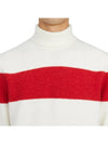 Wool Alpaca Golf Turtleneck White - J.LINDEBERG - BALAAN 7