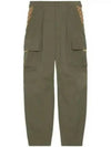 Canvas Track Pants Green - GUCCI - BALAAN 2