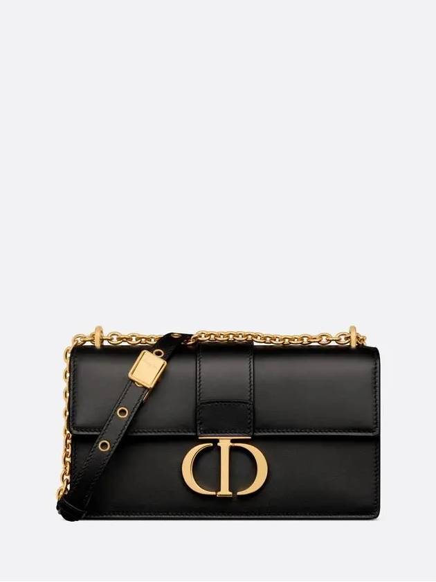 30 Montaigne East West Calfskin Chain Shoulder Bag Black - DIOR - BALAAN 2