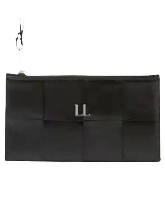 Intrecciato Strap Long Wallet Black - BOTTEGA VENETA - BALAAN 2