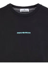 Micro Graphics One Print Short Sleeve T Shirt Black - STONE ISLAND - BALAAN 4