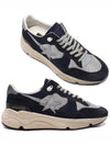 Star Running Sole Suede Low Top Sneakers Grey Navy - GOLDEN GOOSE - BALAAN 3