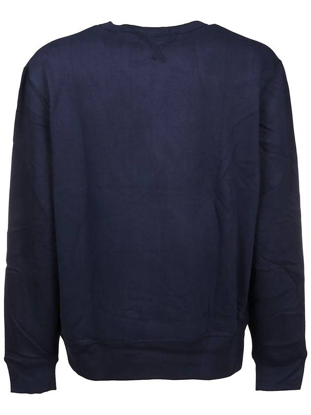 Embroidered Logo Pony Crew Neck Sweatshirt Navy - POLO RALPH LAUREN - BALAAN 3