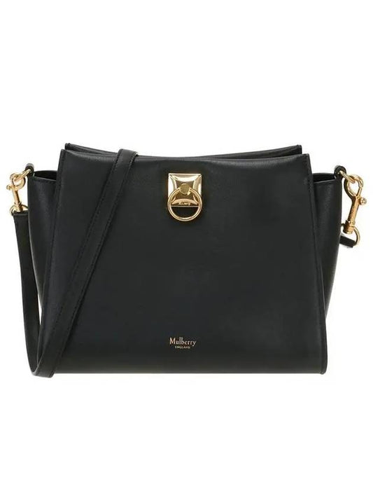 Iris Small Leather Shoulder Bag Black - MULBERRY - BALAAN 2