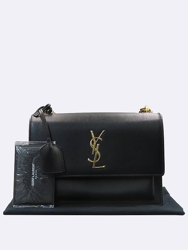 Paris 442906 Black color medium sunset shoulder bag - SAINT LAURENT - BALAAN 1