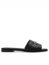 Gancini Leather Slippers Black - SALVATORE FERRAGAMO - BALAAN 2