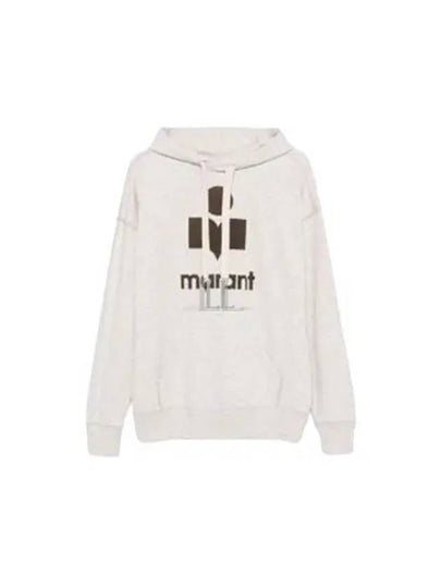 Mansel Logo Hoodie Faded Beige - ISABEL MARANT - BALAAN 2