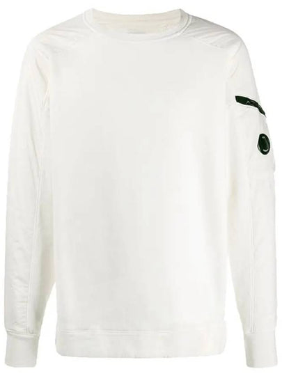 Patch Pocket Sweatshirt White 07CMSS118A 005114M 103 - CP COMPANY - BALAAN 2