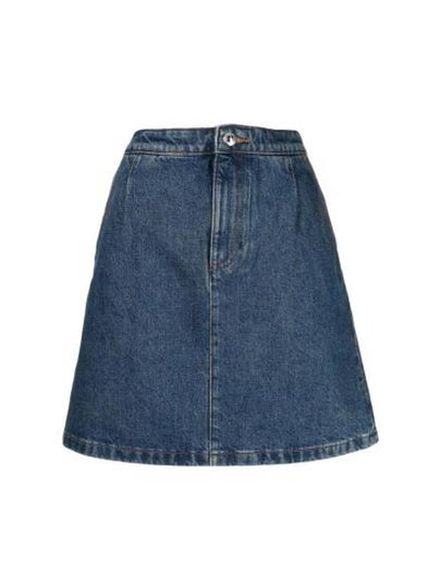 Brigitte H-Line Skirt Stonewashed Indigo - A.P.C. - BALAAN 2