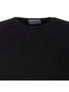 Brushed Organic Cotton Fleece Sweatshirt Black - STONE ISLAND - BALAAN 5