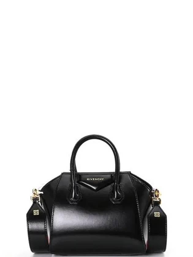 Antigona Small Leather Tote Bag Black - GIVENCHY - BALAAN 2