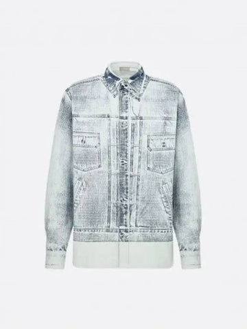 MKII Effect Overshirt 413D588A379X C585 - DIOR - BALAAN 1