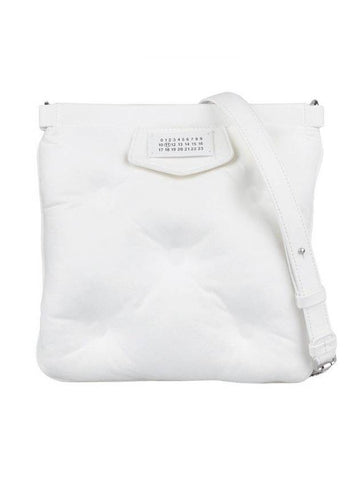 Glam Slam Flat Cross Bag White - MAISON MARGIELA - BALAAN 1