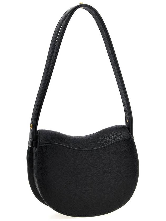 Rocking Horse Small Leather Shoulder Bag Black - BURBERRY - BALAAN 3