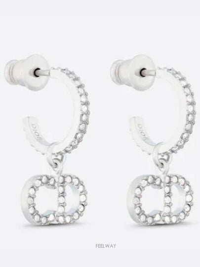 Claire D Lune Earrings Silver - DIOR - BALAAN 2