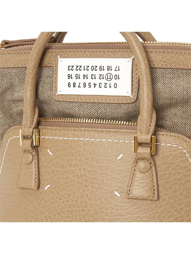 5AC Logo Patch Mini Tote Bag Mud Brown - MAISON MARGIELA - BALAAN 9