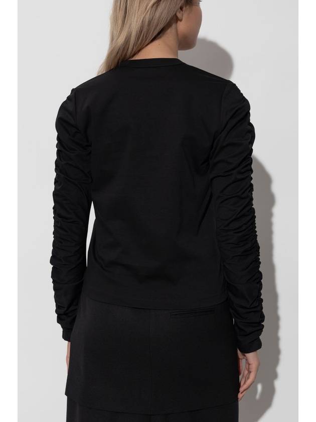 Comme Des Garçons Noir Kei Ninomiya Cotton Top, Women's, Black - COMME DES GARCONS - BALAAN 4