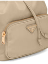 Duet Re-Nylon Bucket Bag Desert Beige - PRADA - BALAAN 6