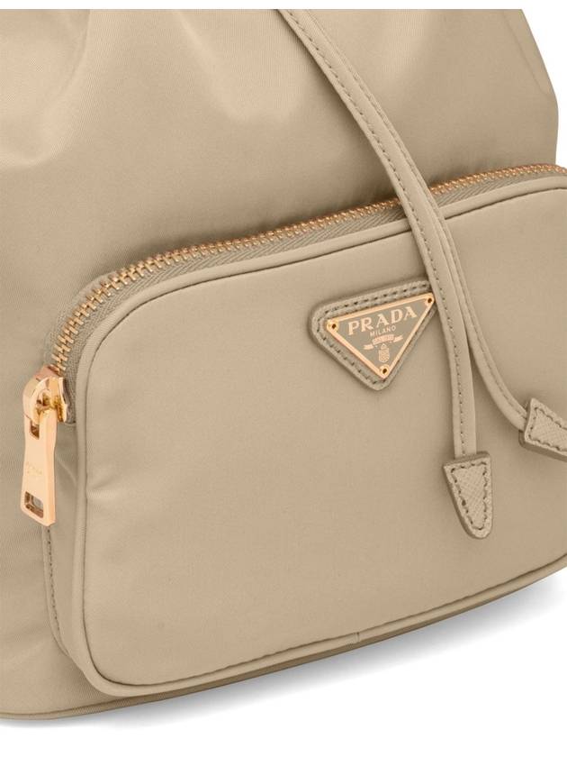 Duet Re-Nylon Bucket Bag Desert Beige - PRADA - BALAAN 6