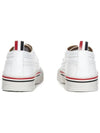 Men's Vitello Calf Leather Long Wing Brogue White - THOM BROWNE - BALAAN 4