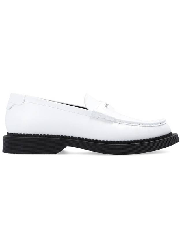 Men's Teddy Penny Loafer White - SAINT LAURENT - BALAAN.