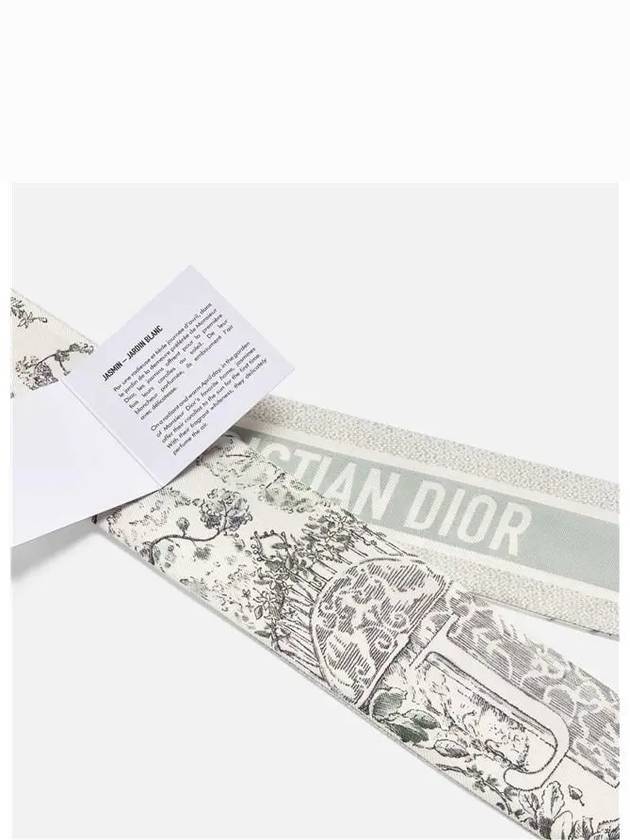 Abcdior J Jasmin Jardin Blanc Mitzah Scarf Ivory - DIOR - BALAAN 5