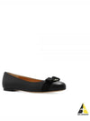 Varina Bow Ballet Flats Black - SALVATORE FERRAGAMO - BALAAN 2