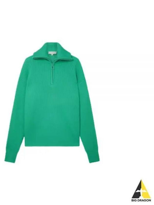 BOW HALF ZIP KNIT JADE 957 - STUDIO NICHOLSON - BALAAN 1