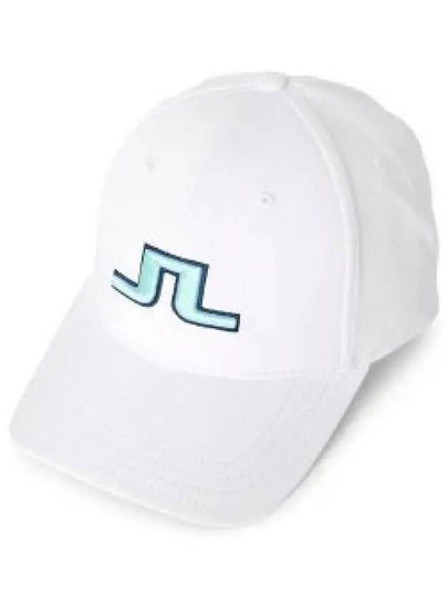 Angus Embroidered Logo Ball Cap White - J.LINDEBERG - BALAAN 2