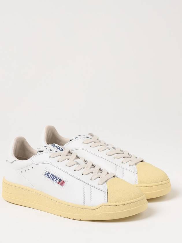 Lace Up Low Top Sneakers White - AUTRY - BALAAN 3