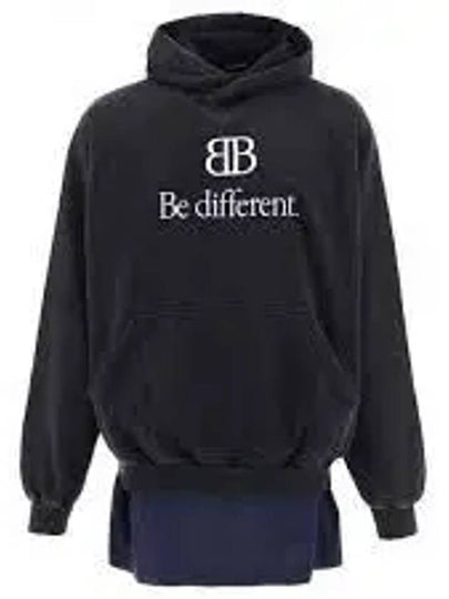 BB Logo Hoodie Black - BALENCIAGA - BALAAN 2