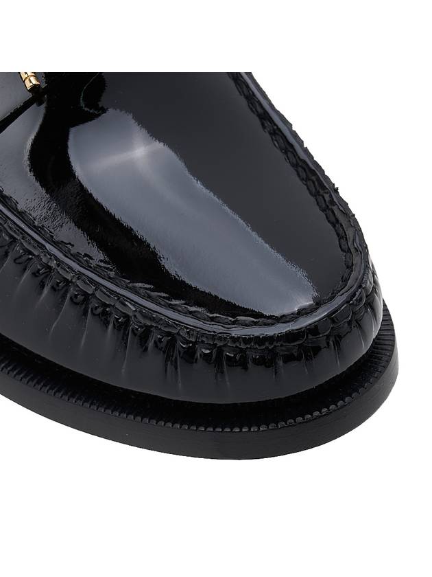 Patent Leather Loafers Black - SAINT LAURENT - BALAAN 10