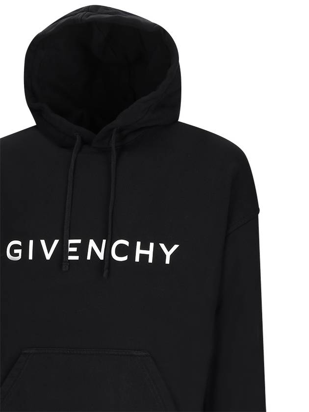 Archetype Cotton Hoodie Black - GIVENCHY - BALAAN 4