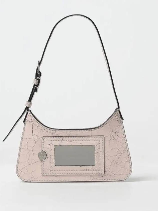 Platt Micro Leather Shoulder Bag Pink - ACNE STUDIOS - BALAAN 2