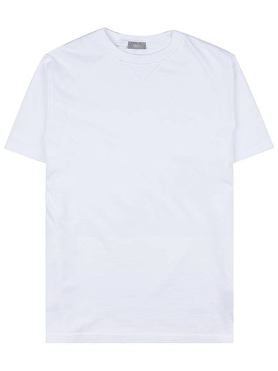 Couture Embroidered Logo Short Sleeve T-Shirt White - DIOR - BALAAN 2