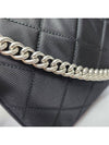 Tessuto Quilted Chain Shoulder Bag Black - PRADA - BALAAN 9