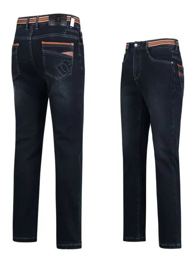 Men s line color combination tension denim jeans JB4A513 - LUX GOLF - BALAAN 1