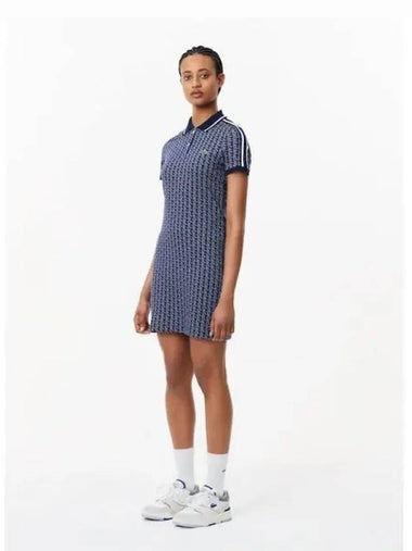 Women s Monogram Polo T shirt Dress One Piece EF1676 54G QIE Domestic Product GQ2N24020663543 - LACOSTE - BALAAN 1