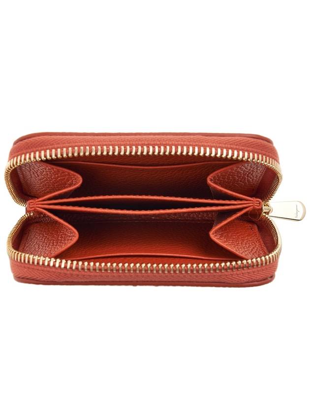 Ferragamo Women's Gancini Card Wallet 22 0406 TERRACOTTA 0770059 - SALVATORE FERRAGAMO - BALAAN 10