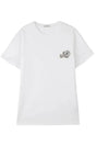 Double logo short sleeve t shirt white - MONCLER - BALAAN 1