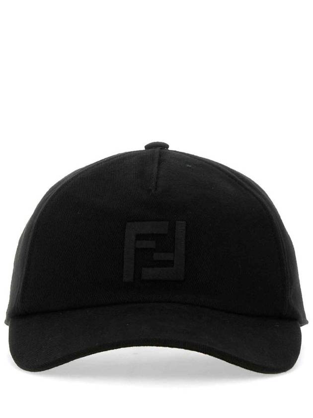 Cotton Ball Cap Black - FENDI - BALAAN 2