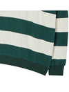 Striped Rugby Collar Sweatshirt Green - THE GREEN LAB - BALAAN 3