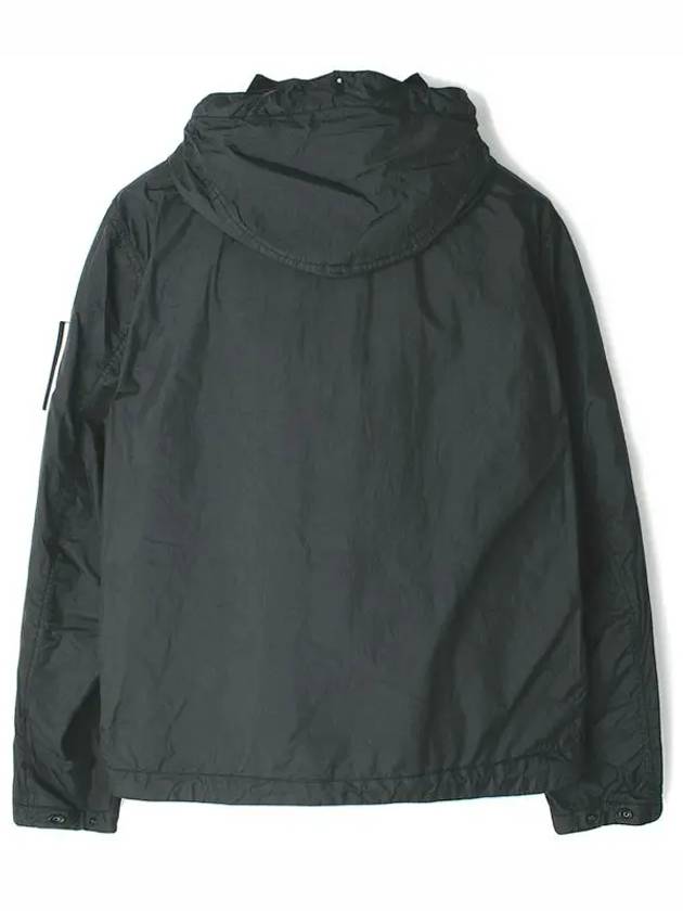 4100092 Crinkle Reps R-NY Wind Resistant Anti Drop Hooded Jacket Grey - STONE ISLAND - BALAAN 3