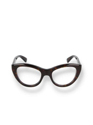 Cat Eye Acetate Sunglasses Havana - GUCCI - BALAAN 1