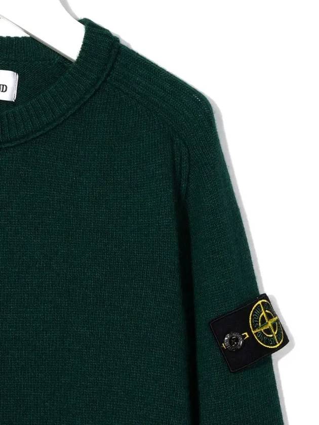 Kids Wappen Crew Neck Knit 7516506A1 V0057 - STONE ISLAND - BALAAN 4