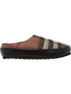 House checked flat sandals - BURBERRY - BALAAN.