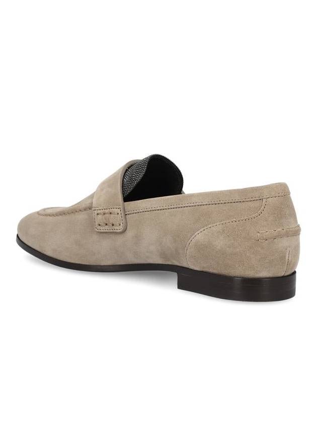 decorated suede loafers MZSFC2742C5859 - BRUNELLO CUCINELLI - BALAAN 4