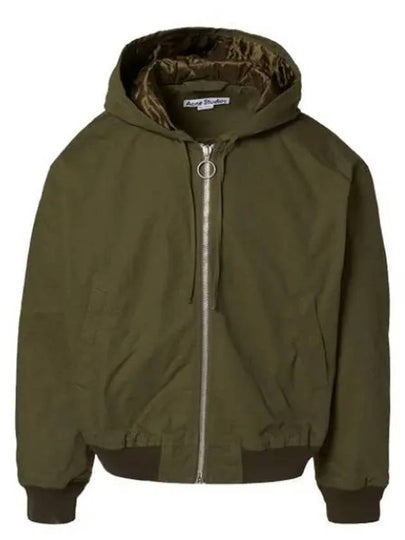 Ripstop Padded Jacket Olive - ACNE STUDIOS - BALAAN 2