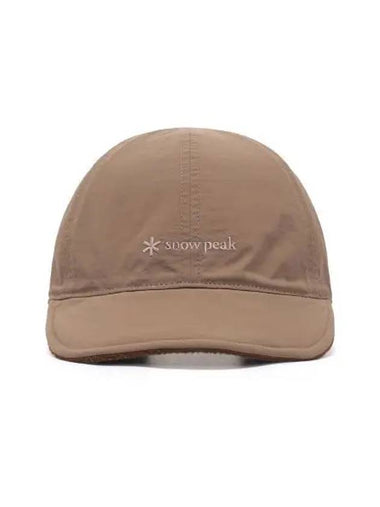 Fleece Nylon Reversible Cap S24WUFBC58 Brown - SNOW PEAK - BALAAN 1